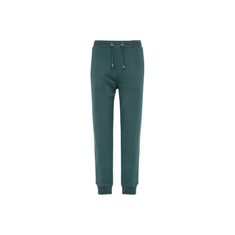 BALMAIN Logo patch Cotton Track Pants-0