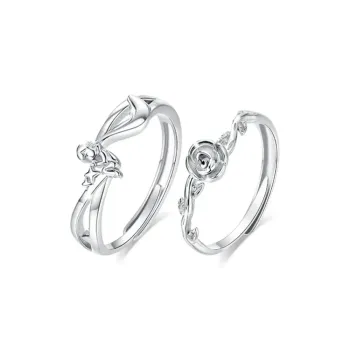 GLOIRE S925 Silver Rings Unisex