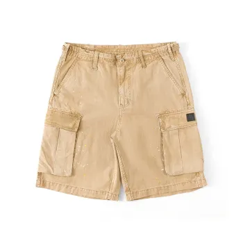 TEKABLU Casual Shorts Men Khaki