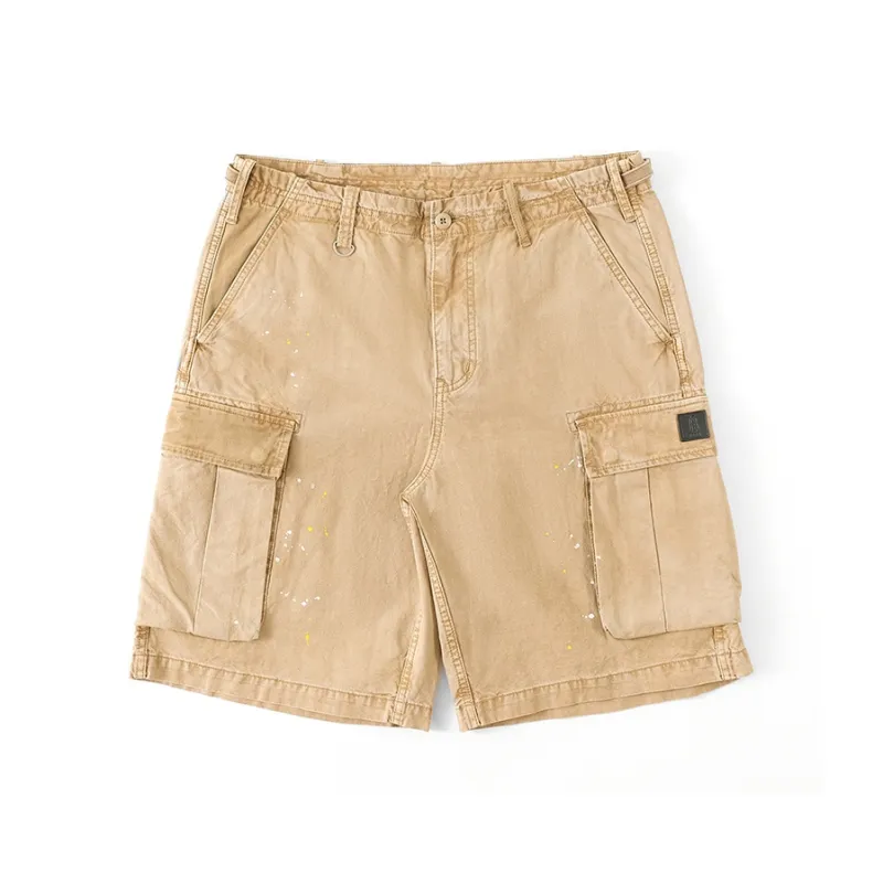 TEKABLU Casual Shorts Men Khaki-0