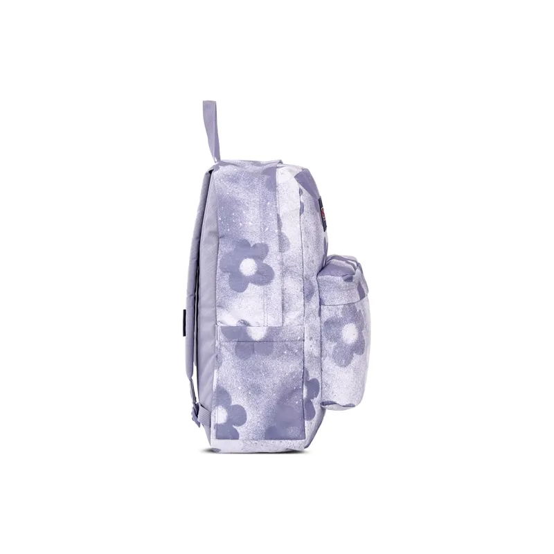 JanSport Fabric Backpack Unisex Purple Rhythm Flower Shadow-2