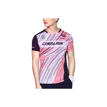 CORALIAN T Shirt Men's Black/Pink/White