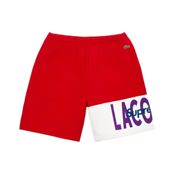 Supreme Lacoste Logo Panel Sweatshort
