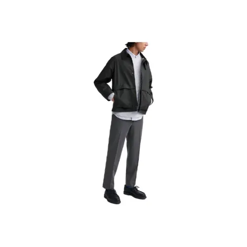 UNIQLO Casual Pants Men Lead Gray