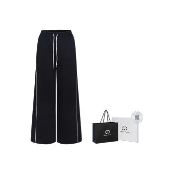Chester Charles Casual Pants Unisex Black