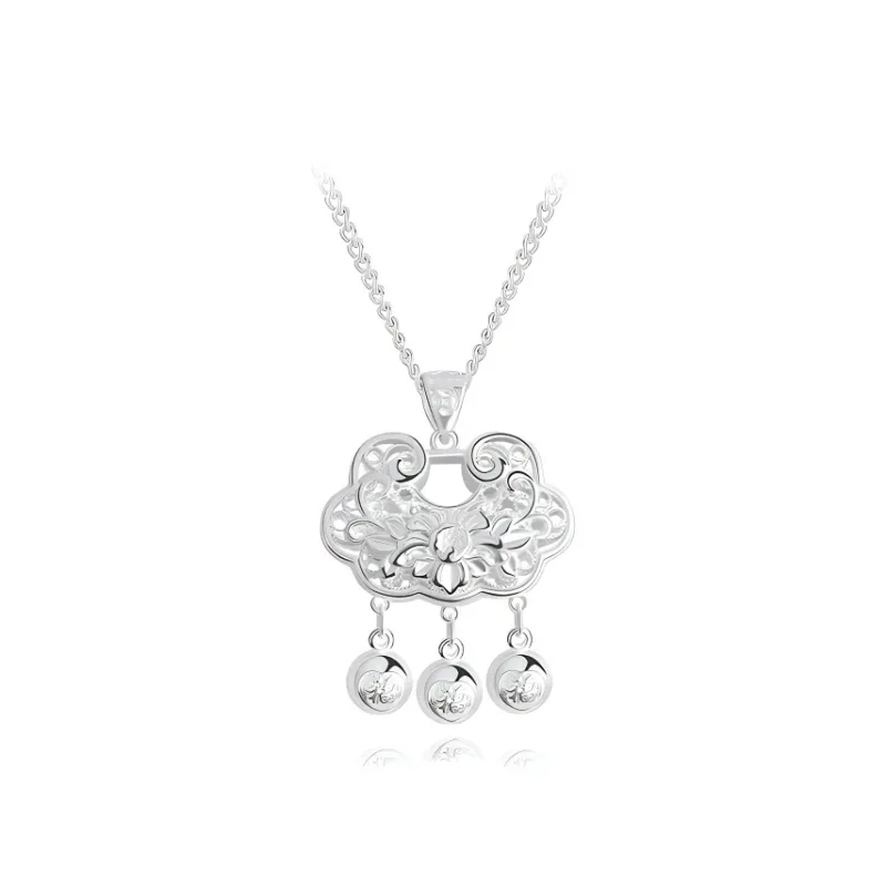 CUTE DAME Sterling Silver Necklaces Women's-0