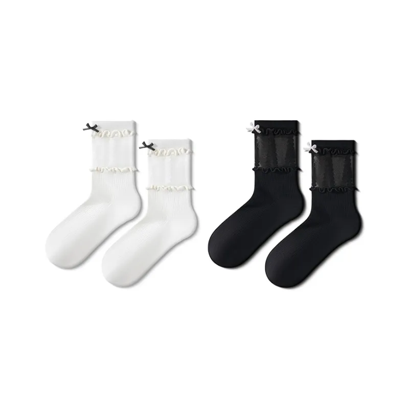 JKN Mid Calf Socks Women's Combo Set-0