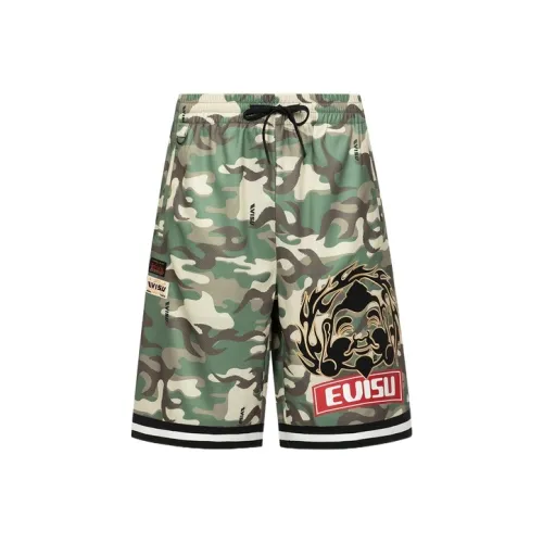 High-rise cotton-blend slim pants