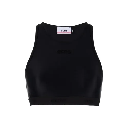 GCDS Logo print Racerback Sports Bra