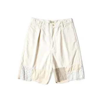 Kapital Denim Shorts Unisex Beige