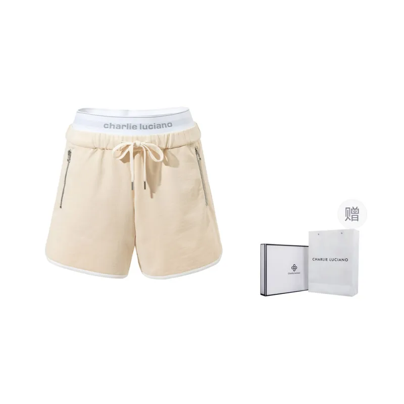 Charlie Luciano Shorts Unisex Ecru-0