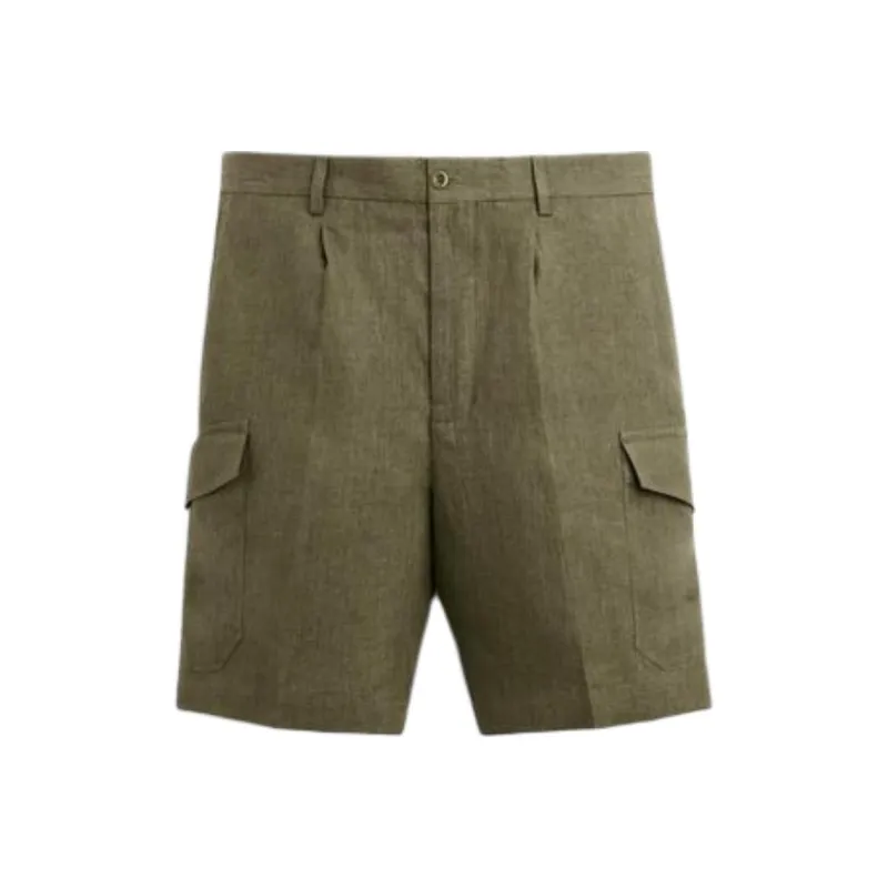 ZARA Cargo Shorts Men Khaki-0