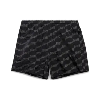 Balenciaga SS23 Casual Shorts Regular Fit Men's Black