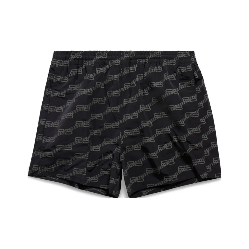 Balenciaga SS23 Casual Shorts Regular Fit Men's Black-0