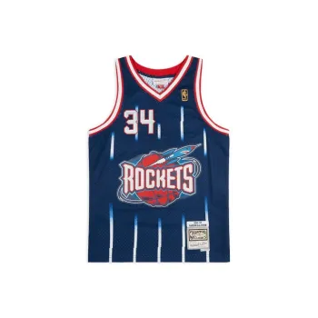 Mitchell Ness Houston Rockets Road 1996 97 Hakeem Olajuwon Swingman Jersey
