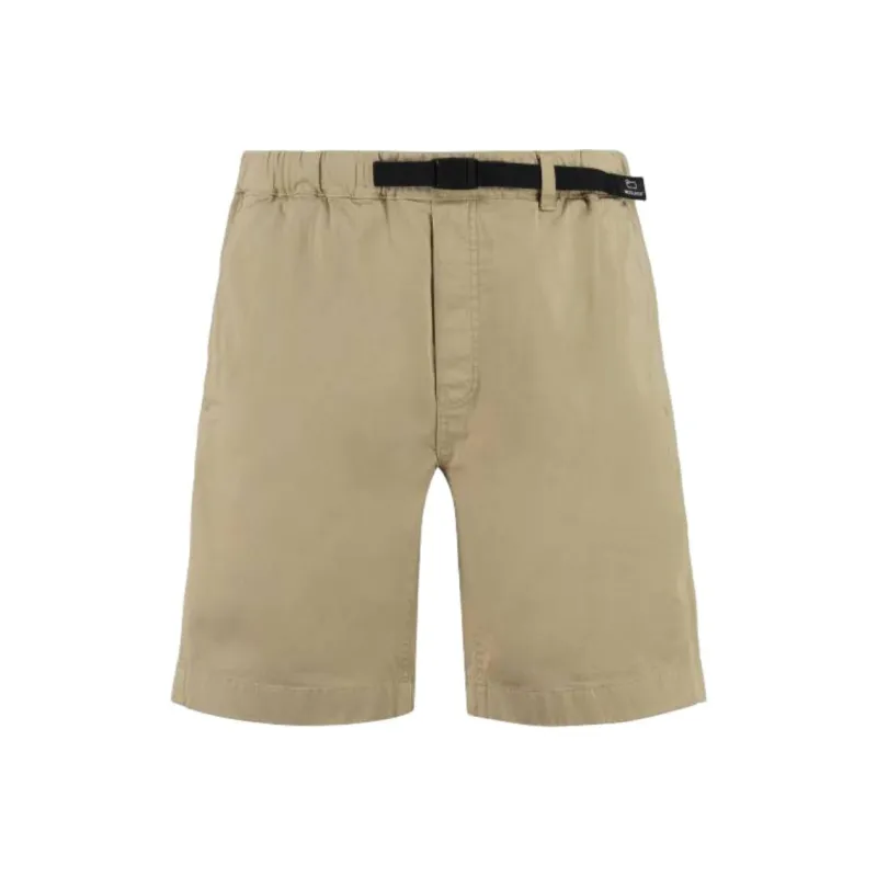 WOOLRICH Belted Waist Bermuda Shorts-0