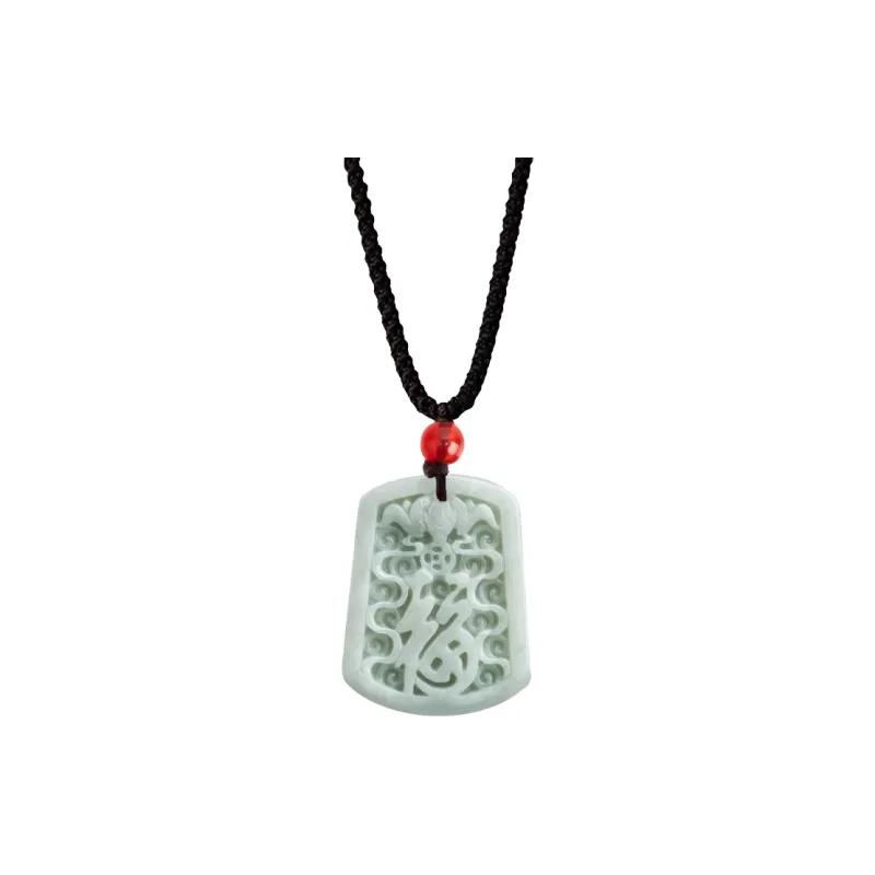 HUISHI Glutinous Jade Jadeite Necklaces Unisex-0