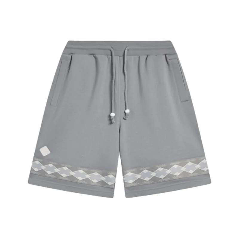 LiNing Sports Life Collection Casual Shorts Men's Iron Asphalt Gray-0