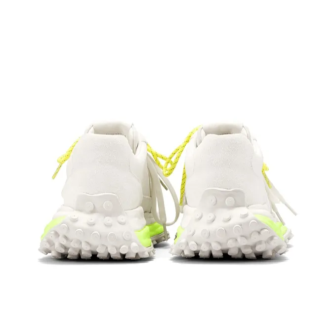 JOOC Trendy Cortez Shoes Height Increasing Breathable Low Top Casual Shoes Women's Ecru-2
