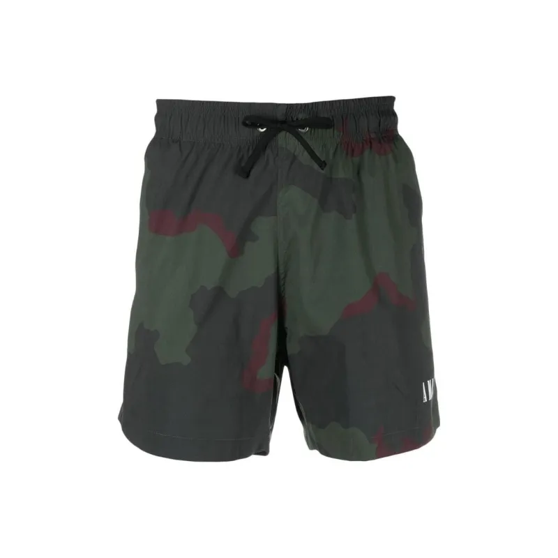 AMIRI Swimming Shorts Men Army Green-0