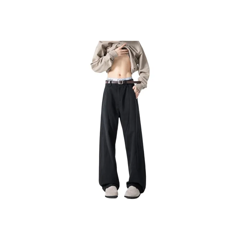 FFOMKE Casual Pants Unisex Black-0