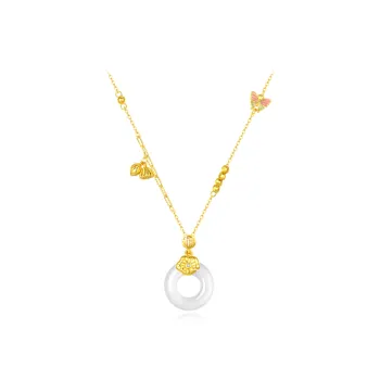 Hkgd Chalcedony Necklaces Women's
