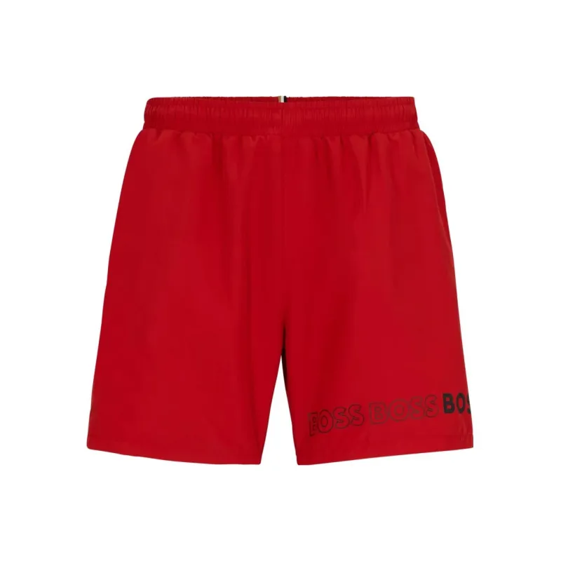 HUGO BOSS Casual Shorts Men Red-0
