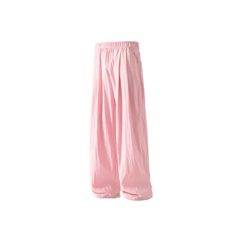 ELNHEN Casual Pants Unisex Pink-0