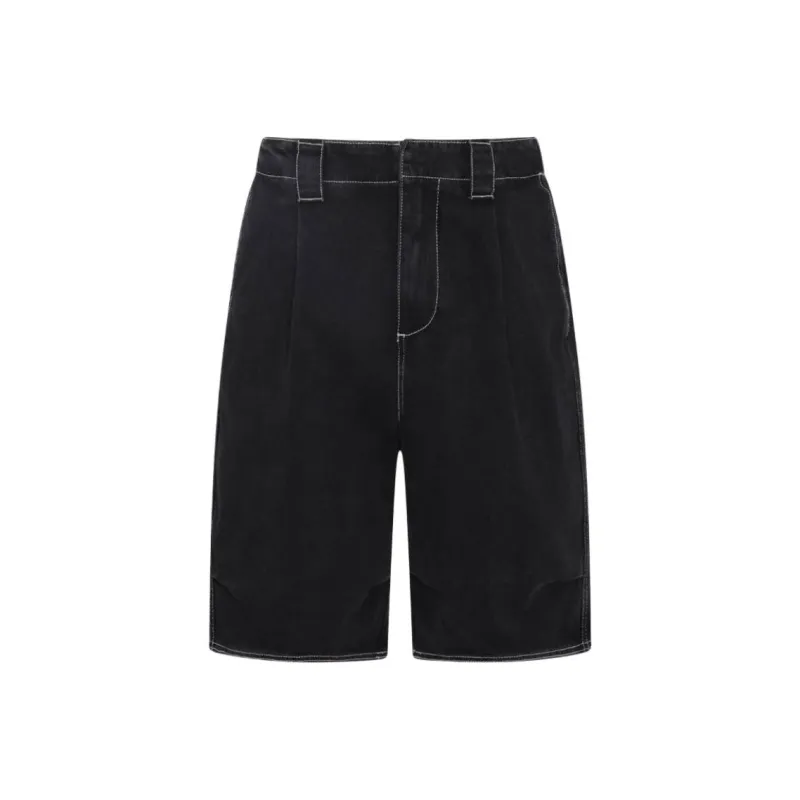 Sunnei High Waist Denim Bermuda Shorts-0
