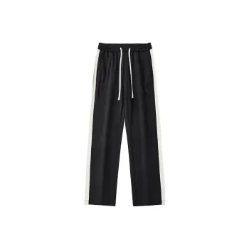 WILD LEADER Casual Pants Unisex Black