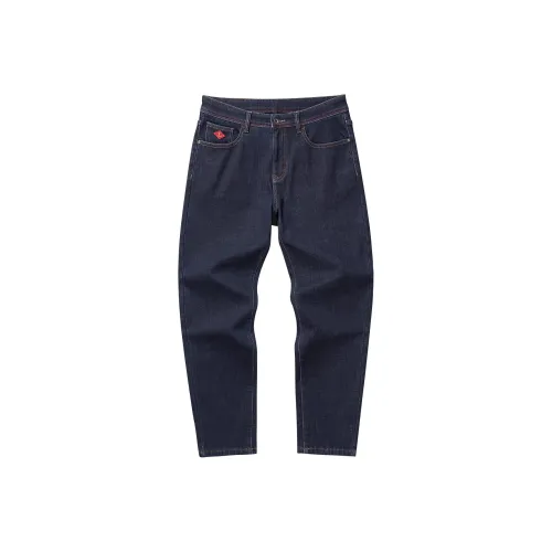 Dance With Wolves Jeans Men's Navy Blue