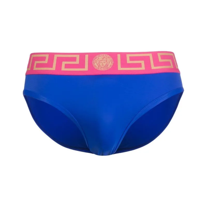 VERSACE Swimming Shorts Men Blue-0