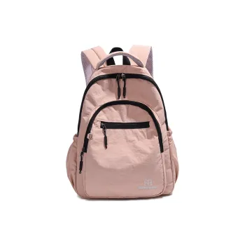 BRABOSTON Oxford Backpack Unisex Pink/Coffee/Black/Beige