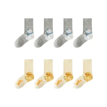 ROBINHOOD Mid Calf Socks Women's Combo Set
