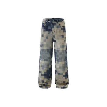 EPTISON Jeans Men Vintage Blue