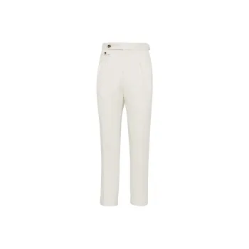 Brunello Cucinelli Pleated Tapered Trousers
