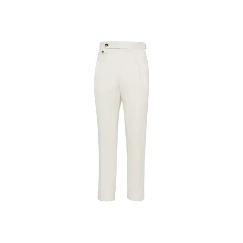 Brunello Cucinelli Pleated Tapered Trousers