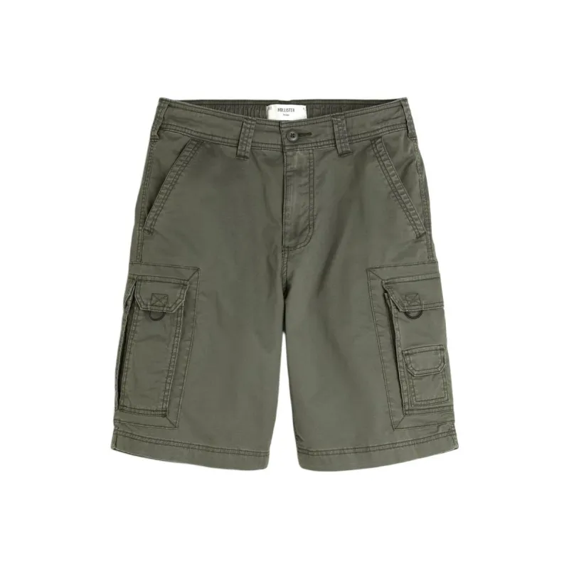 Hollister Cargo Shorts Men's Dark Olive-0