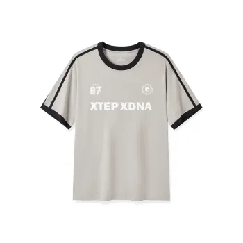 XTEP T Shirt Unisex Sand Gray/Pottery Gray