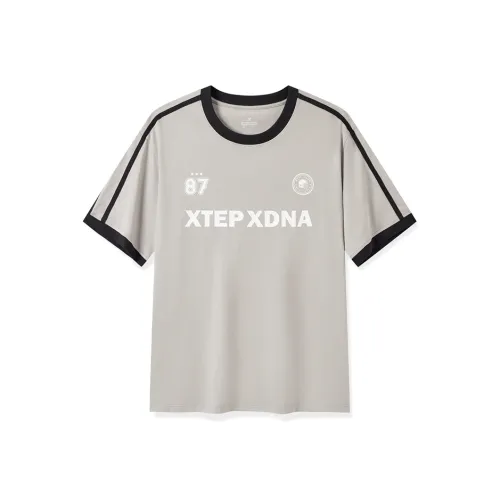 XTEP T Shirt Unisex Sand Gray/Pottery Gray