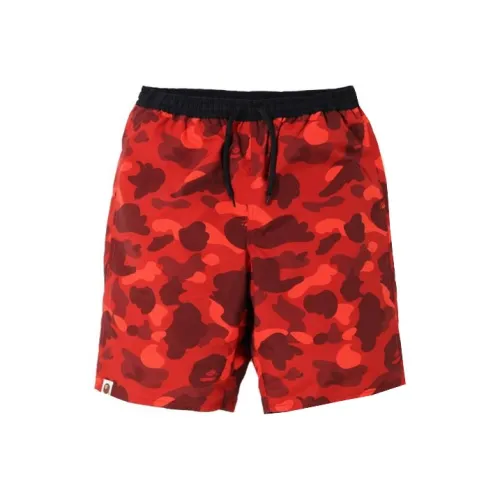 A BATHING APE Ultimate Color Camo Beach Shorts SS17