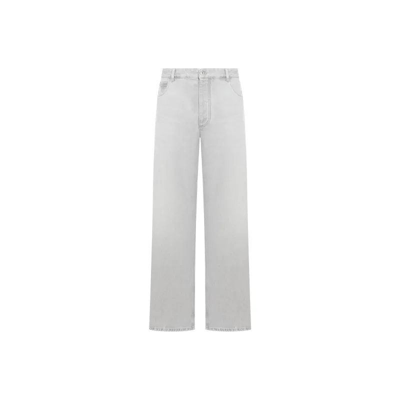 Bottega Veneta Washed Wide Leg Jeans-0