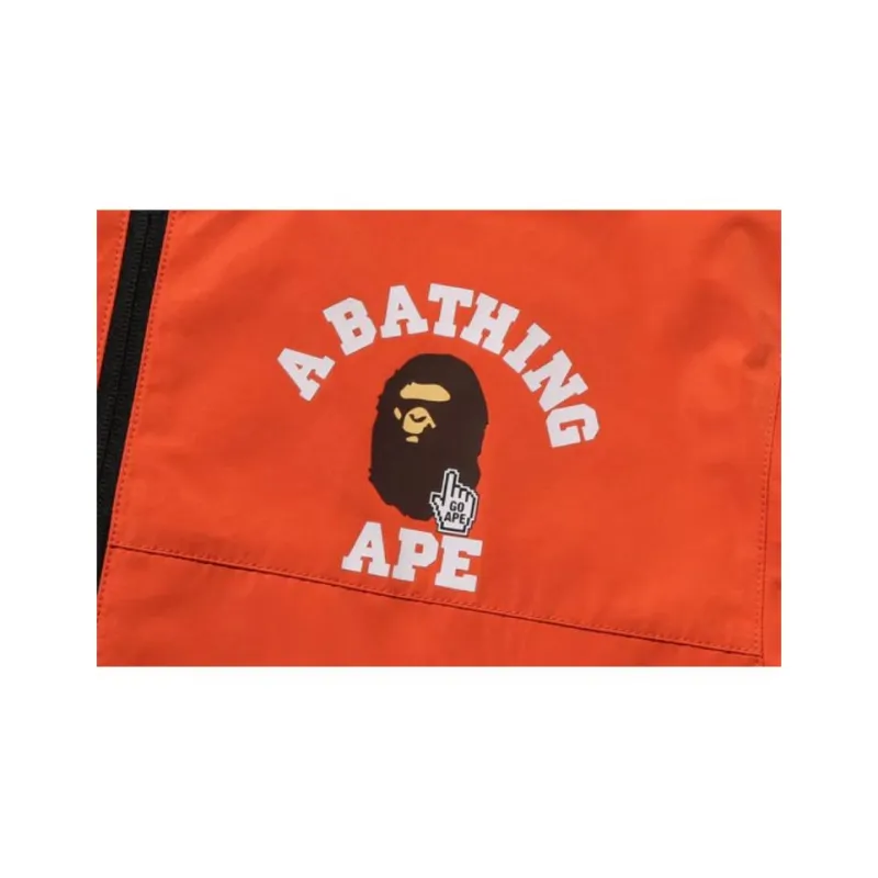 Bape Go Ape Pointer College Hoodie Jacket-6