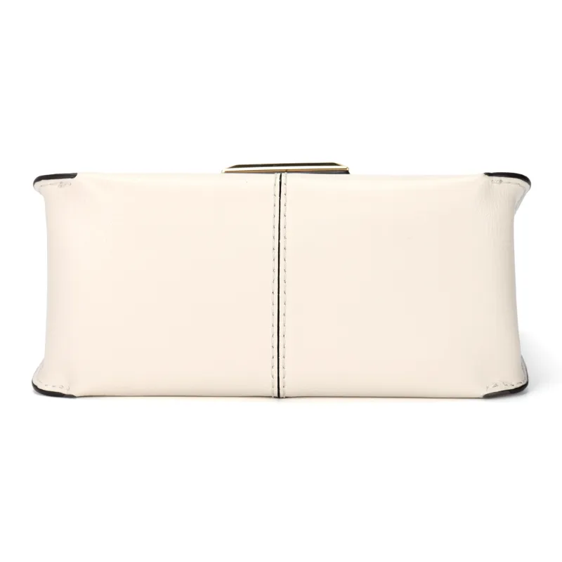 MICHAEL KORS Sonia Leather Shoulder Bag, Crossbody Bag Trumpets Women's Cream-2