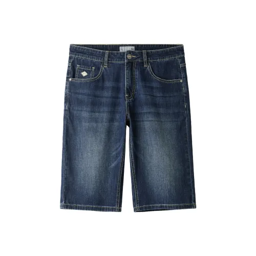 HLA Shorts Men's Denim Blue Transition Color Dark