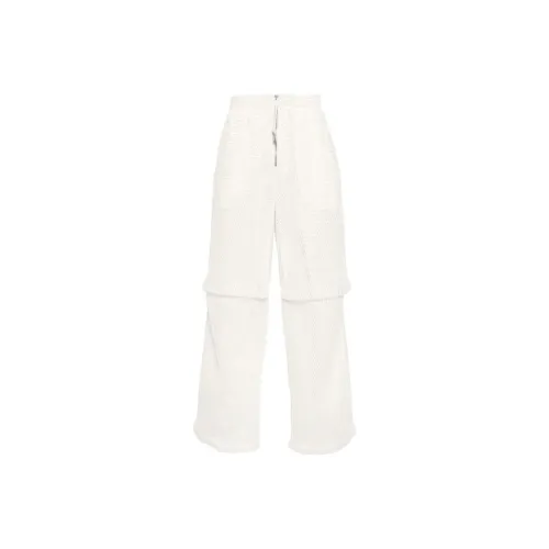 JIL SANDER Layered Open knit Trousers