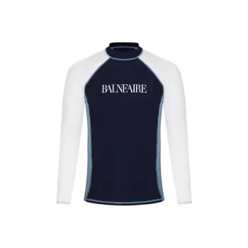 BALNEAIRE Men's Swimwear Men Blue White Classic