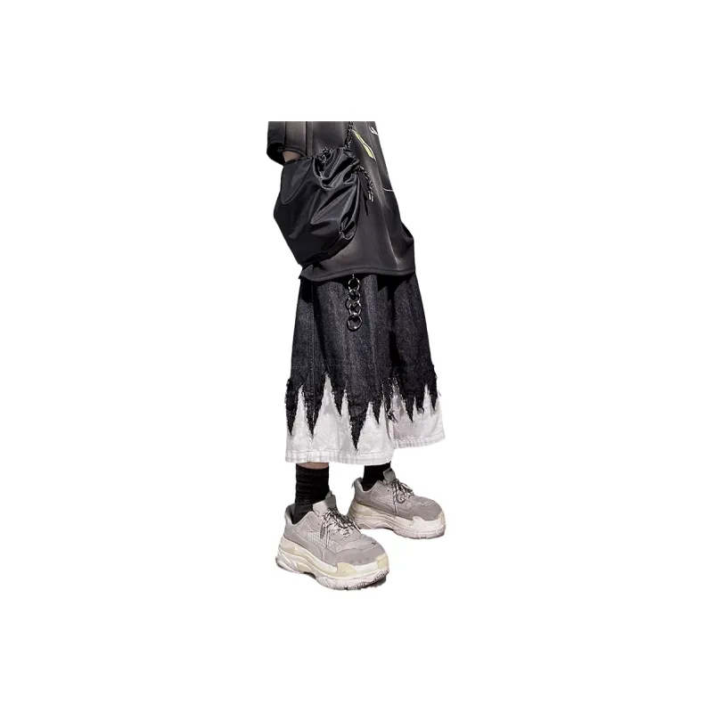 UUCSCC Denim Shorts Men's Black-0