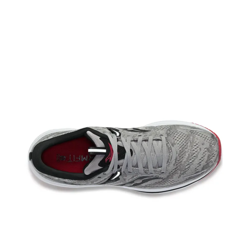 Saucony Omni 21 Anti Slip Wear Resistant Low Top Running Shoes Men's Gray-2