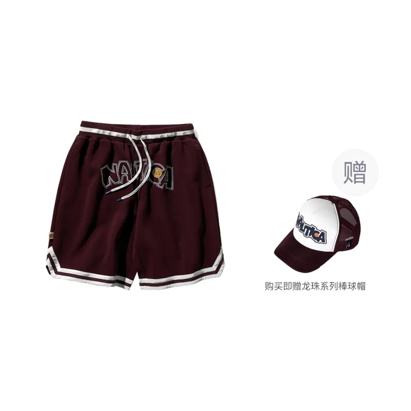 Nautica White Sail x LONGZHULIANMINGXILIE Knitted Fabric Casual Shorts Unisex-0